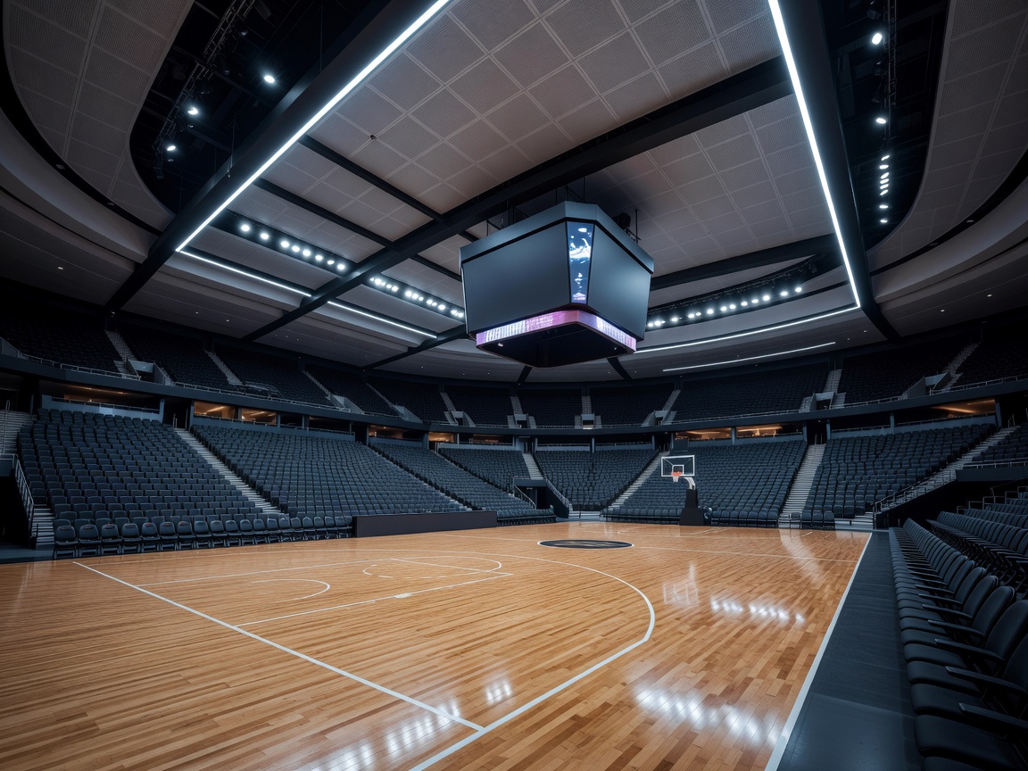 Modern indoor basketball arenas crafted for elite competition